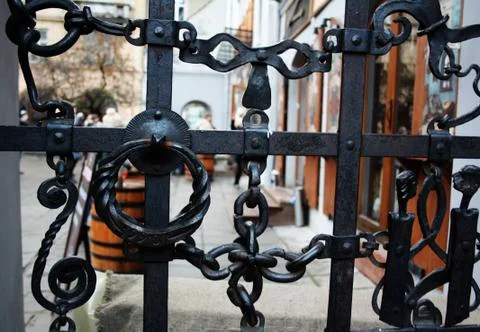 Iron gate Foto stock