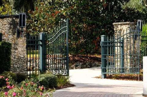 Iron gates Stock Photos
