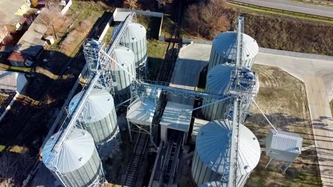 Iron granary Stock Footage 201154397