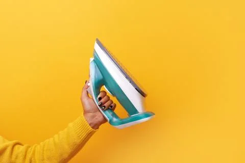 Iron in hand Stock Photos