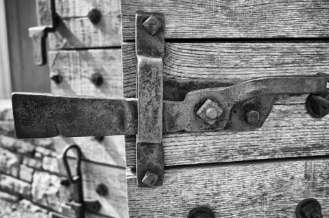 The iron handle Stock Photos