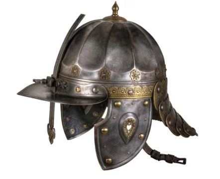 Iron helmet Stock Photos