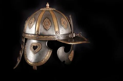 Iron helmet Stock Photos