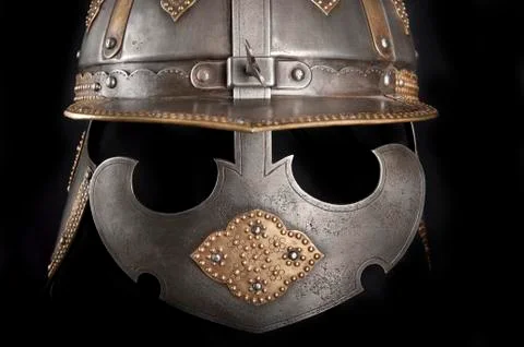 Iron helmet Stock Photos