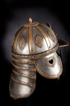 Iron helmet Stock Photos