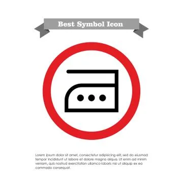 Iron at high temperature Stock Illustration