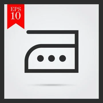 Iron at high temperature Stock Illustration