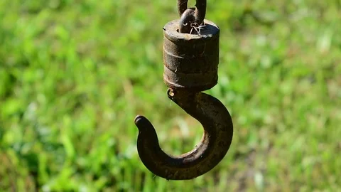 Iron hook Stock Footage 115106665
