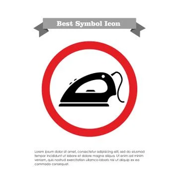 Iron icon Stock-Illustration