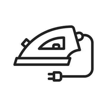 Iron Icon Image. Stock Illustration