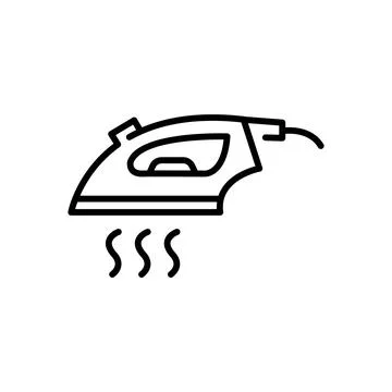 Iron icon vector eps trendy design template logo signage illustration clip art Stock Illustration