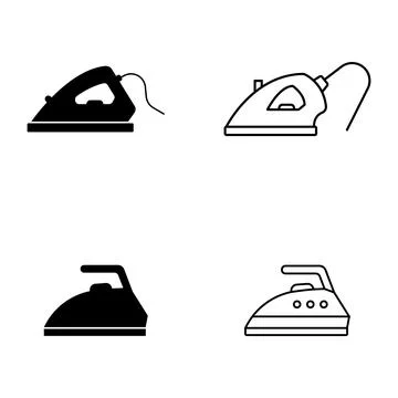 Iron icon vector Stock Illustration