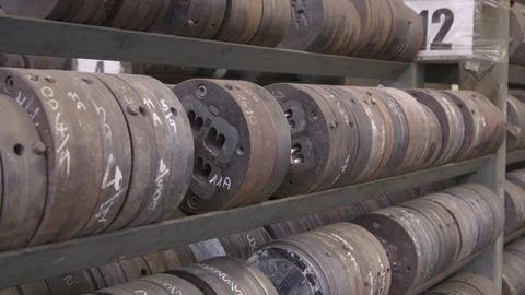 Iron Industrial Material Stock Footage 87862422