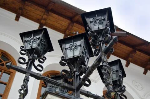 Iron lamp Stock Photos