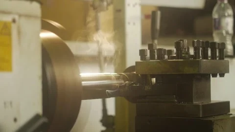 Iron Lathe Video stock 262460808
