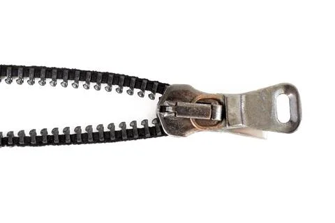 Iron lightning in the open form isolated on a white background close up Stock Photos