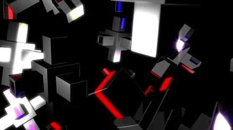 Iron Machines, Seamless looping vj clip Stock Footage 63906366