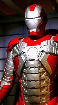 The Iron man Mark 2 model figure 스톡 사진