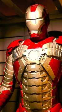 The Iron man Mark 2 model figure Stock Photos