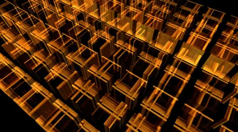 Iron Mesh Cubes Stockbeeldmateriaal 24730390