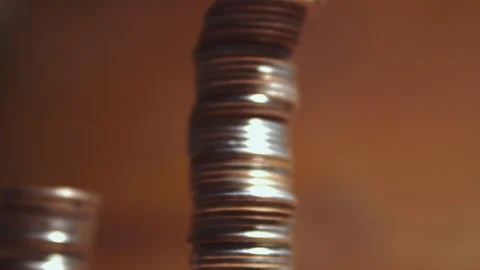 Iron money background Stock Footage 105686732