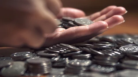 Iron money background Stock-Footage 105686746