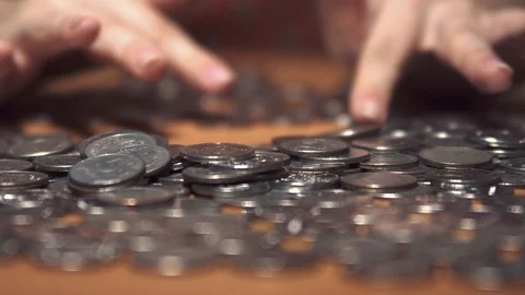 Iron money background Stock Footage 105686986