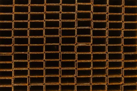 Iron object metal texture. Repeating grid texture Stock-Fotos