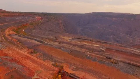 Iron Ore Enrichment Works Stock Footage