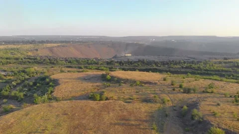 Iron Ore Mining Excavator Stock Footage 137633542