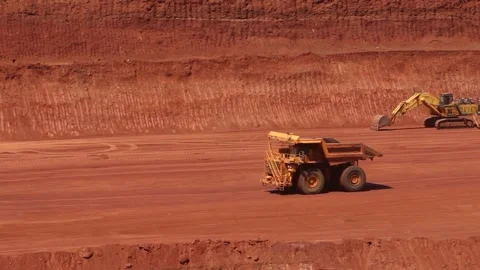 Iron Ore Mining Stock Footage 261233522