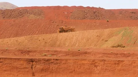 Iron ore Mining Stock Footage 261233730