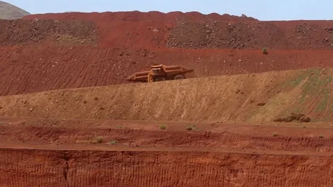 Iron ore Mining Stock Footage 261233931