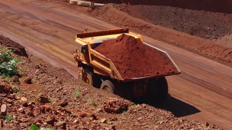 Iron ore Mining Stock Footage 261233997