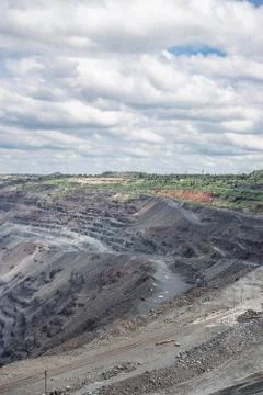 Iron ore mining Stock-Fotos