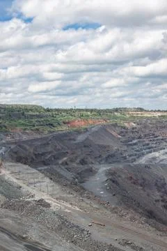 Iron ore mining Foto stock