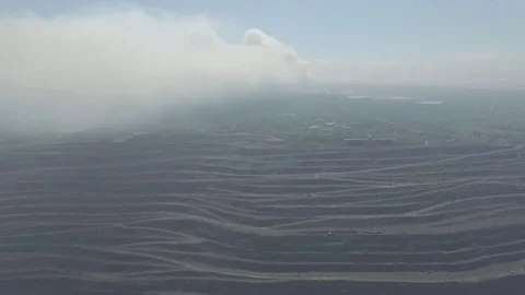 Iron ore quarry Stock Footage 75047729