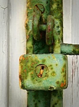 Iron padlock Stock Photos