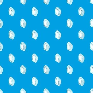Iron pattern seamless blue イラスト素材