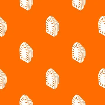 Iron pattern vector orange Stock Illustration