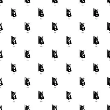 Iron pattern vector seamless 스톡 일러스트