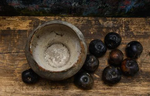 Iron pot Stock Photos