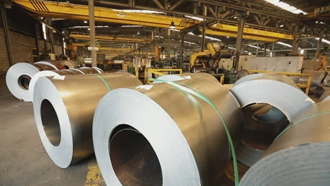 IRON PRODUCTION INDUSTRY Stock Footage 322020361