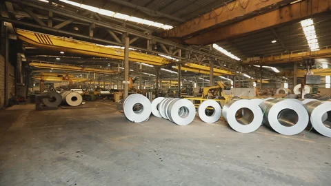 IRON PRODUCTION INDUSTRY Stock Footage 322020368