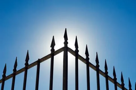 Iron railing Stock Photos
