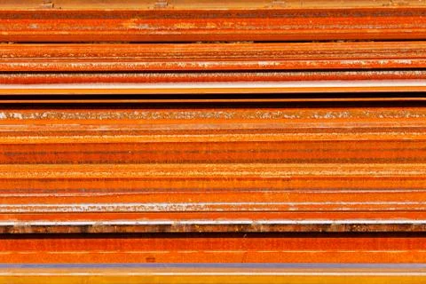 Iron rails Stock Photos