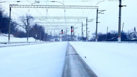 Iron road Stock Footage 105112155