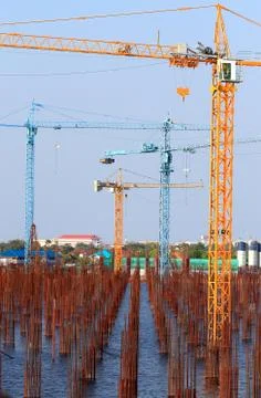 Iron rust  flood Stock Photos