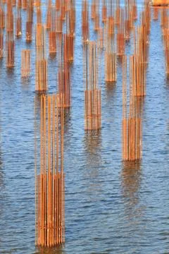 Iron rust  flood Foto stock