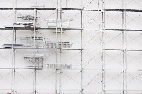 Iron scaffold Stock Photos